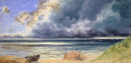 Prins, Sea shore on a stormy day