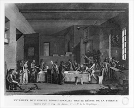 Fragonard, Comité révolutionnaire sous la Terreur en 1793