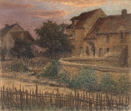 Prins, Village houses at dusk