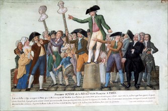 Lesueur, Première Scène de la Révolution Française à Paris
