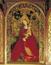 Schongauer, Vierge au buisson de roses