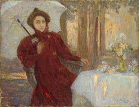 Le Sidaner, Woman with an umbrella