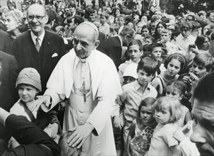 Visite de Paul VI en Suisse en 1969