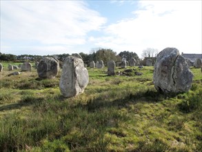 The Menec stones in Carnac