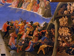 Fra Angelico, Le Jugement dernier (détail de l'Enfer)