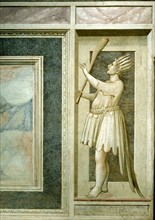 Giotto, The Allegories of Virtues and Vices: Stupidity