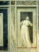 Giotto, Allégories des vices et des vertus : la colère