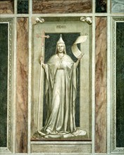 Giotto, Allégories des vices et des vertus : la foi