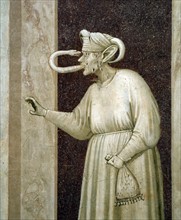 Giotto, Allégories des vices et des vertus : l'envie