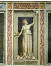 Giotto, Allégories des vices et des vertus : la charité