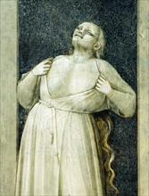 Giotto, Allégories des vices et des vertus : la colère