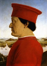 Piero della Francesca, Portrait du duc d'Urbino Federico da Montefeltro