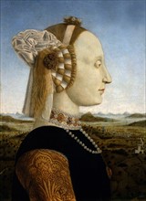 Piero della Francesca, Portrait of Battista Sforza the Duchess of Urbino