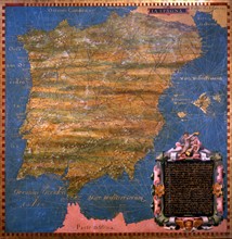 Bonsignori, Carte de l'Espagne