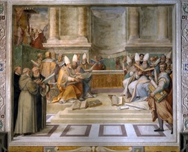 Zuccari brothers, Pope Paul III Farnese opening the Council of Trent
