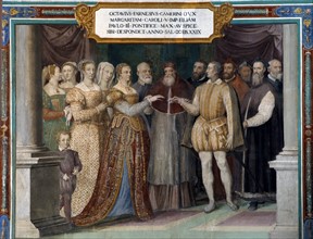 Zuccari frères, Le Mariage d'Ottavio Farnèse avec Marguerite d'Autriche