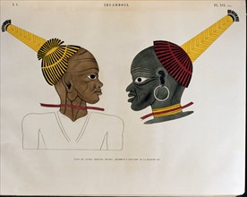 Champollion le Jeune, Heads of African prisoners