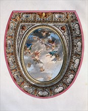 Opéra de Versailles : plafond de la salle de spectacle