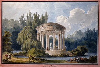Petit Trianon in Versailles: view of the Temple de l'Amour
