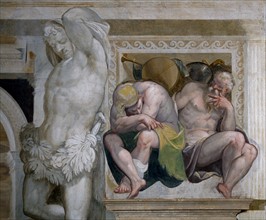 Fasolo, Figure d'atlante et de deux prisonniers