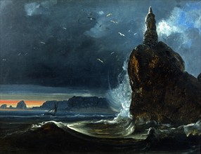 Balke, View of Stappena from Flavöen