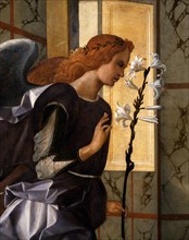 Bellini, The Annunciation (detail)