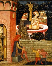 Di Ser Giovanni, The Story of Suzanne (detail)