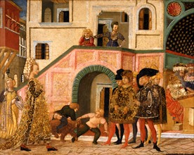 Di Ser Giovanni, The Story of Suzanne (detail)