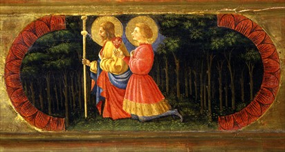 Uccello, Saint Jacques and Saint Ansanus praying
