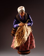 Christmas figure from Provence: peasant
