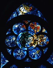 Chagall, Vitrail de l'abside de la cathédrale de Reims