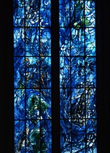 Chagall, Stained glass in the Notre-Dame Cathedral, Reims