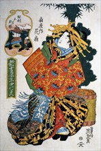 Eisen, La courtisane Hanaogi de la maison Ogiya
