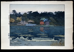Yoshida, Le lac et le temple de Shakuji