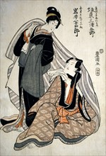 Toyokuni, Deux acteurs du théâtre Kabuki