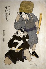 Toyokuni, Scene from Kabuki theatre