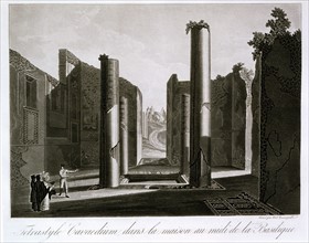 Fumagalli, Tetrastyle Cavaedium dans la maison au midi de la Basilique à Pompei