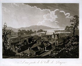 Fumagalli, Vue d'une partie de la ville de Pompei