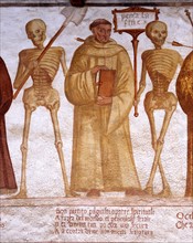 Danse macabre de l'Eglise Saint-Vigile à Pinzolo (Italie)