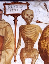 Danse macabre de l'Eglise Saint-Vigile à Pinzolo (Italie)