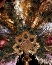 Detail of a decorative fan