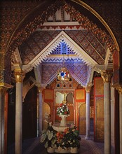 Interior of the "Moroccan house" of the Linderhof Palace