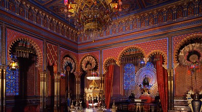 Interior of the "Moorish pavillion" of the Linderhof Palace