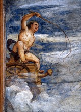 Phaeton on the Sun chariot (detail)