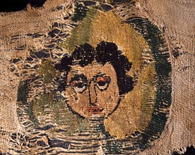 Morceau de tissu d'époque Copte