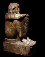 Statue cube du prêtre Ptahmose
