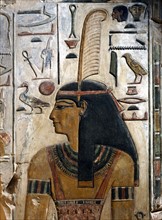 Relief depicting the goddess Maat