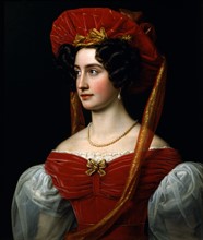 Stieler, Portrait d'Isabella Grafin Tauffkirchen