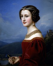 Stieler, Portrait de Cornelia Vetterlein