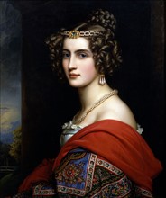 Stieler, Portrait d'Amalia Von Schintling